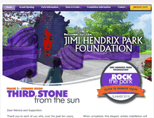 Tablet Screenshot of jimihendrixparkfoundation.org